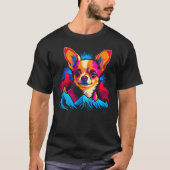 Chihuahua Dog Mountain Tシャツ (正面)