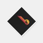 Chihuahua Dog Retro Vintage Style スタンダードカクテルナプキン (角)