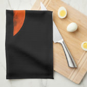 Chihuahua Dog Silhouette Moon chiwawa lover Classi キッチンタオル (四つ折り)