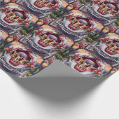 Chihuahua Dog Valentine's Day ラッピングペーパー (角)