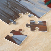 Chihuahua Dogs Christmas Snow Holiday ジグソーパズル (側面)