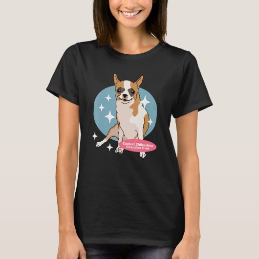Chihuahua Grandma Dog Owner Chihuahua 2 Tシャツ (正面)