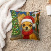 Chihuahua Holiday クッション (ブランケット)