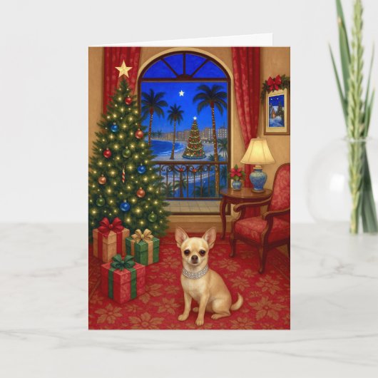 Chihuahua Holiday Card シーズンカード (正面)