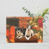 Chihuahua Holiday Greeting Card シーズンカード (スタンド正面)