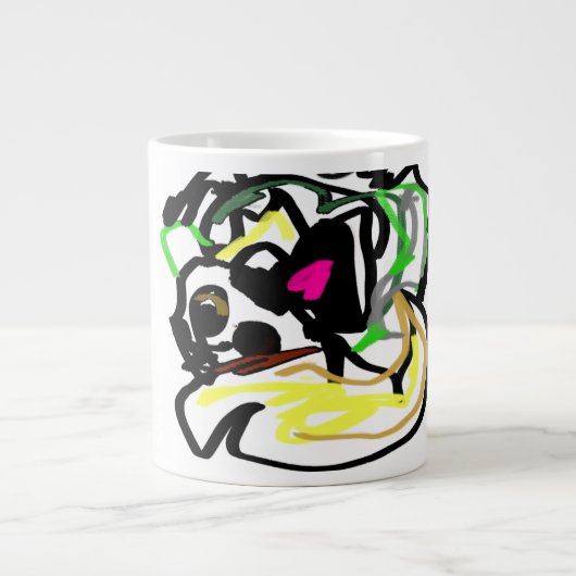 Chihuahua home ジャンボコーヒーマグカップ (正面)