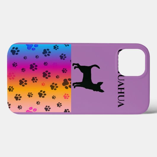 Chihuahua iPhone/iPad case. Case-Mate iPhoneケース (裏面 (横))