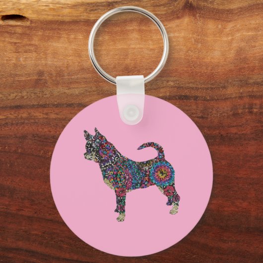 Chihuahua Keychain キーホルダー (正面)