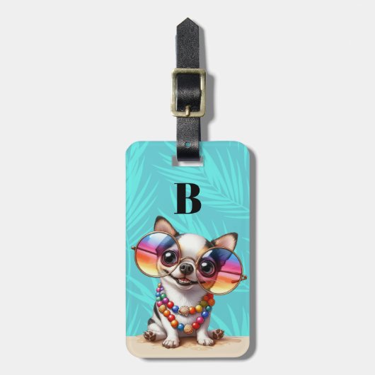 Chihuahua Luggage Tags ラゲッジタグ (正面縦)