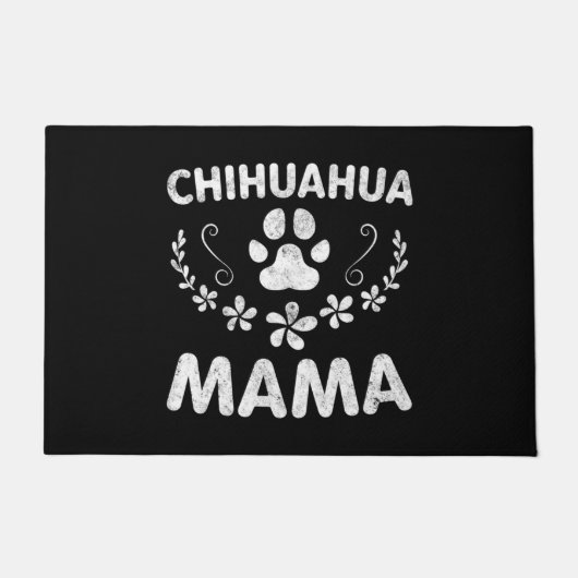 Chihuahua Mama ドアマット (正面)