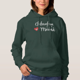 Chihuahua Mama Chihuahua Mom Dog Lover Heart パーカ
