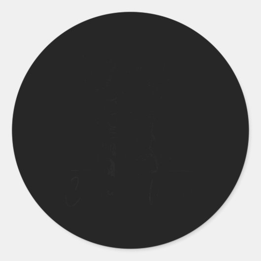 Chihuahua Mama Long Haired Chihuahua Mom Cute Dog  ラウンドシール (正面)