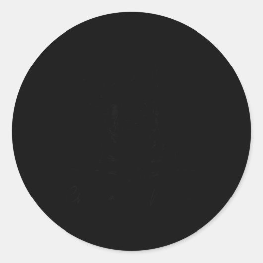 Chihuahua Mama Short Haired Chihuahua Mom Cute Dog ラウンドシール (正面)