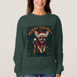 Chihuahua Merry Dogmas スウェットシャツ