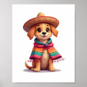 Chihuahua  Mexico  Cinco de Mayo  Funny Dog  (1) ポスター (正面)