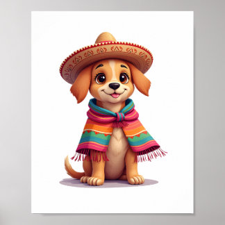 Chihuahua  Mexico  Cinco de Mayo  Funny Dog  (1) ポスター