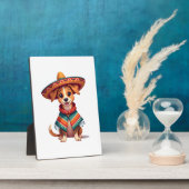 Chihuahua  Mexico  Cinco de Mayo  Funny Dog  (2) フォトプラーク (側面)