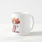 Chihuahua Mexico Cinco de Mayo Funny Dog (6) コーヒーマグカップ (正面右)