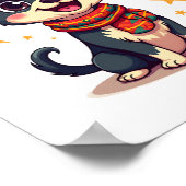 Chihuahua  Mexico  Cinco de Mayo  Funny Dog  Copy ポスター (角)