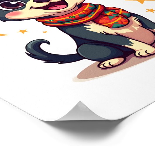 Chihuahua  Mexico  Cinco de Mayo  Funny Dog  Copy ポスター (角)