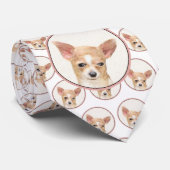 Chihuahua Painting - Cute Original Dog Art ネクタイ (ロール)