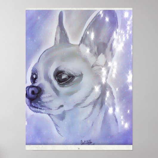 Chihuahua Poster by Carol Zeock ポスター (正面)