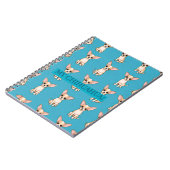 Chihuahua Puppy Notebook Journal ノートブック (左側)