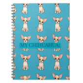 Chihuahua Puppy Notebook Journal ノートブック (正面)