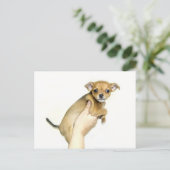 Chihuahua Puppy Postcard ポストカード (スタンド正面)