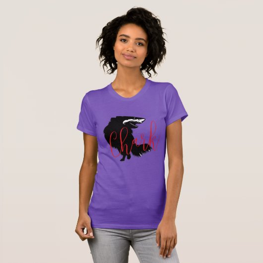 Chihuahua + Shark = Chark Tシャツ (正面フル)