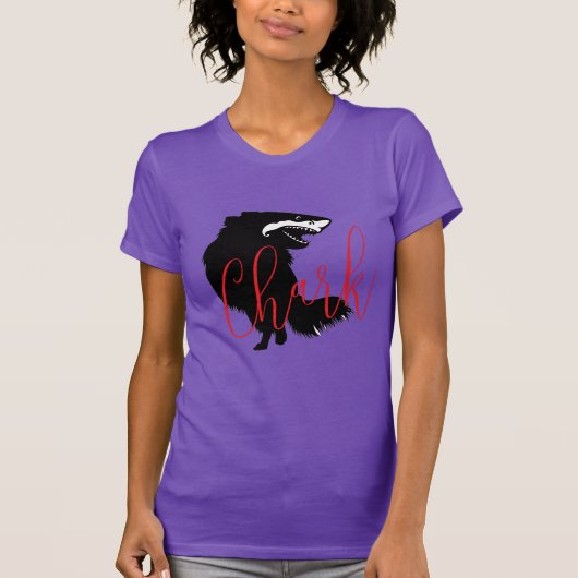 Chihuahua + Shark = Chark  Tシャツ (正面)