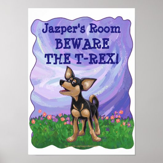 Chihuahua Stationery ポスター (正面)