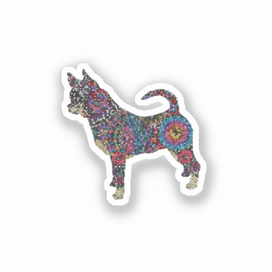 Chihuahua sticker シール (正面)