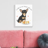 Chihuahua Stretched Canvas Print キャンバスプリント (インサイチュ (リビング))