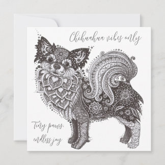 Chihuahua Vibes Card