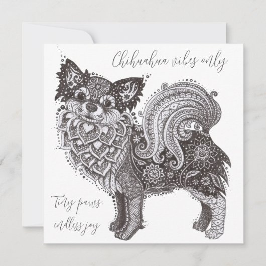 Chihuahua Vibes Card (正面)