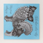 Chihuahua Vibes Puzzle with Gift Box ジグソーパズル (横)