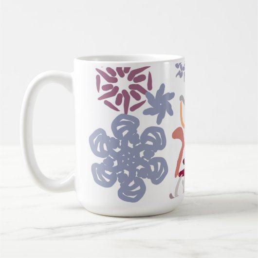  Chihuahua Winter  コーヒーマグカップ (左)