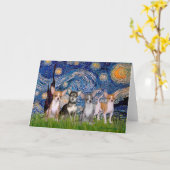 Chihuahuas (4) – スターリーナイト カード (黄色い花)