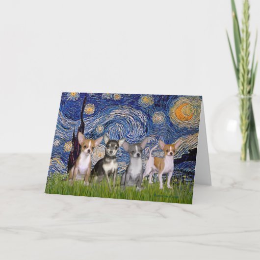 Chihuahuas (4) – スターリーナイト カード (正面)