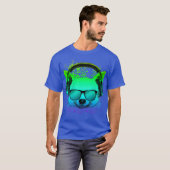 Chihuahuas DJ Gift for RaversTechno サイケデリック Tシャツ (正面フル)