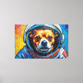 CHIHUAHUAS IN SPACE 10 キャンバスプリント (正面)