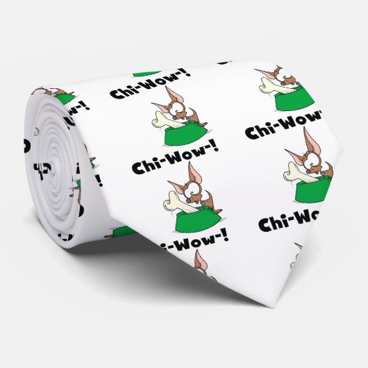 ChihuhuaのキーワウのTシャツおよびギフト ネクタイ (ロール)