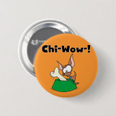ChihuhuaのキーワウのTシャツおよびギフト 缶バッジ (正面&裏面)