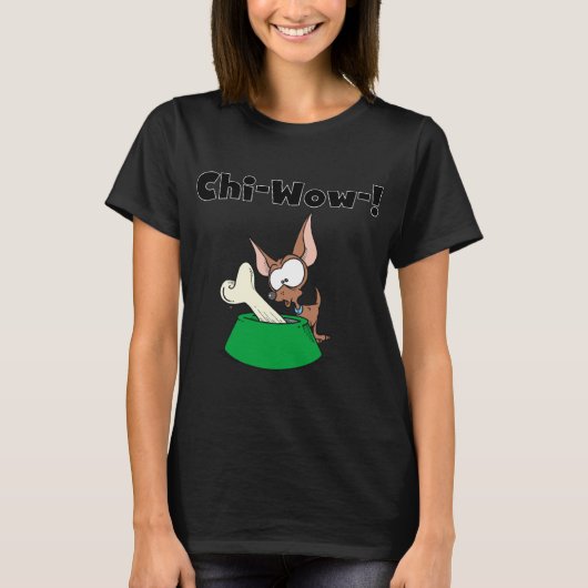ChihuhuaのキーワウのTシャツおよびギフト Tシャツ (正面)