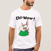 ChihuhuaのキーワウのTシャツおよびギフト Tシャツ (正面)
