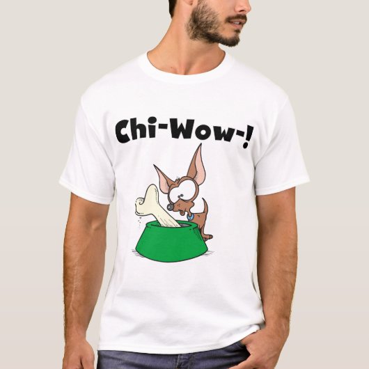 ChihuhuaのキーワウのTシャツおよびギフト Tシャツ (正面)