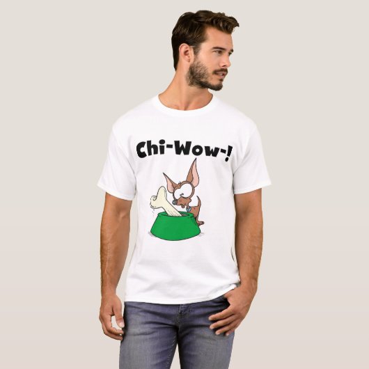 ChihuhuaのキーワウのTシャツおよびギフト Tシャツ (正面フル)