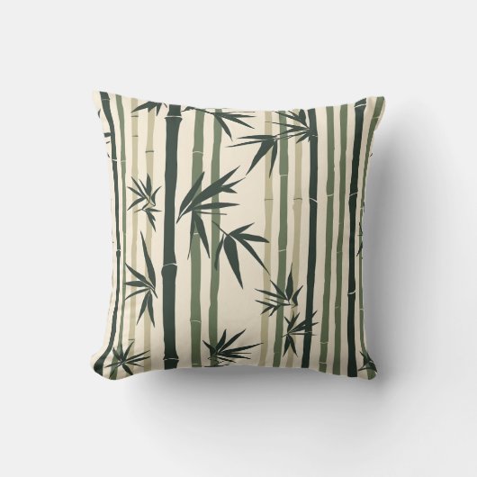 Chikurin Zen (Bamboo Grove) クッション (正面)