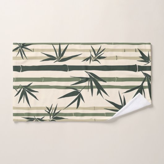 Chikurin Zen (Bamboo Grove) ハンドタオル (ハンドタオル)